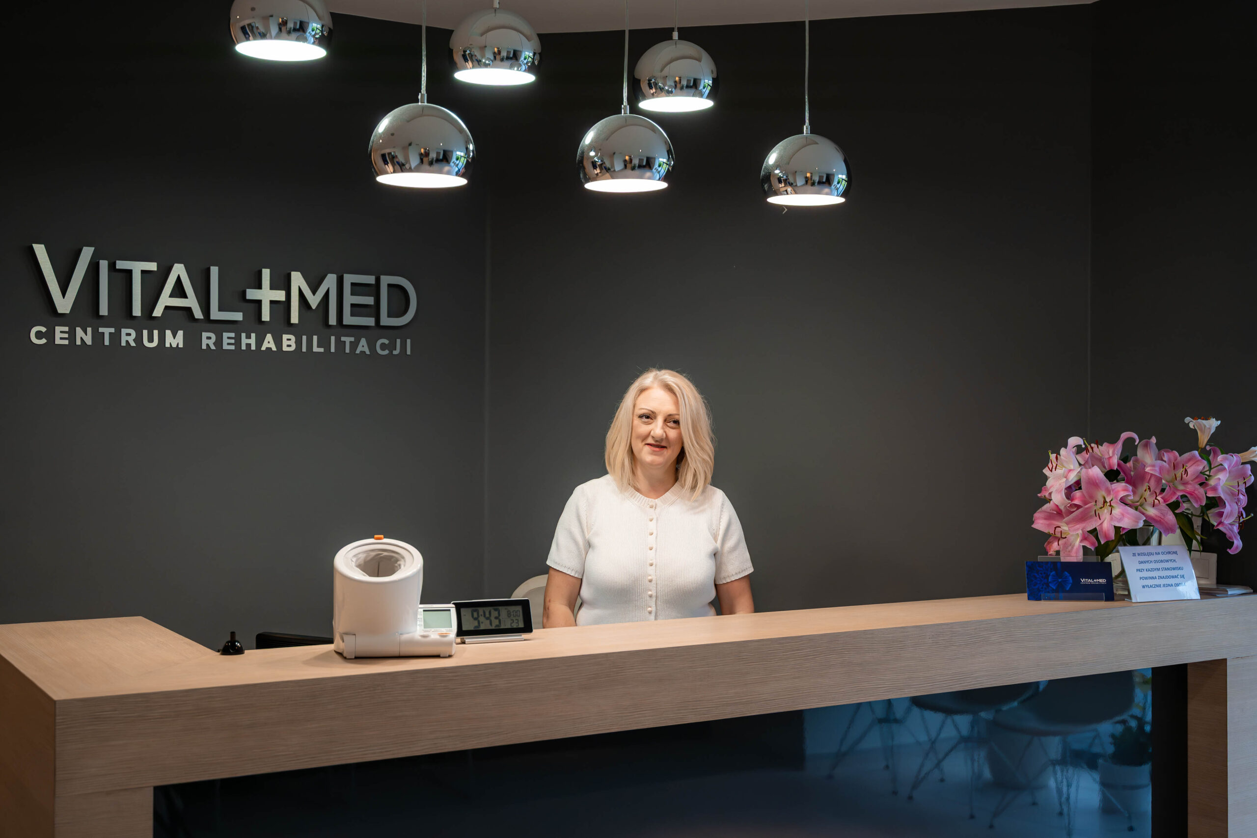 Recepcja Centrum Rehabilitacji Vitalmed - Jerzmanowice